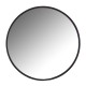 Espejo redondo Ryota metal negro 60x6x60