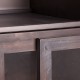 Mueble auxiliar vitrina Izadi metal negro decoración industrial