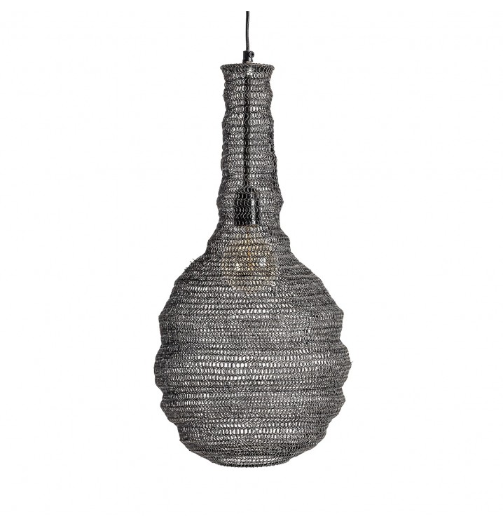 Lámpara de techo Zaina metal gris A60