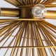 Lámpara de techo Apala metal dorado