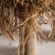 Taburete Samsi madera teka fibra natural