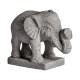Base Elefante porta sombrillas cemento