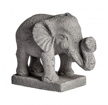 Base Elefante porta sombrillas cemento
