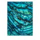 Cuadro metacrilato Agotox 150x200 art deco azul M1