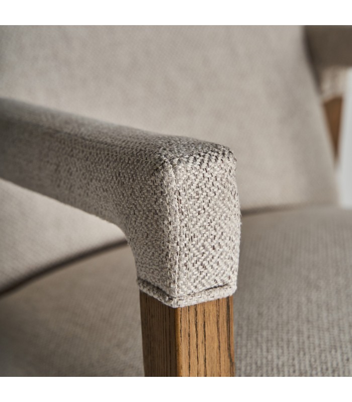 Silla Jaya tapizado crema