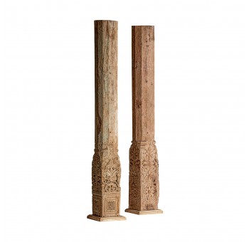Columna balinesa Veerg madera de teka