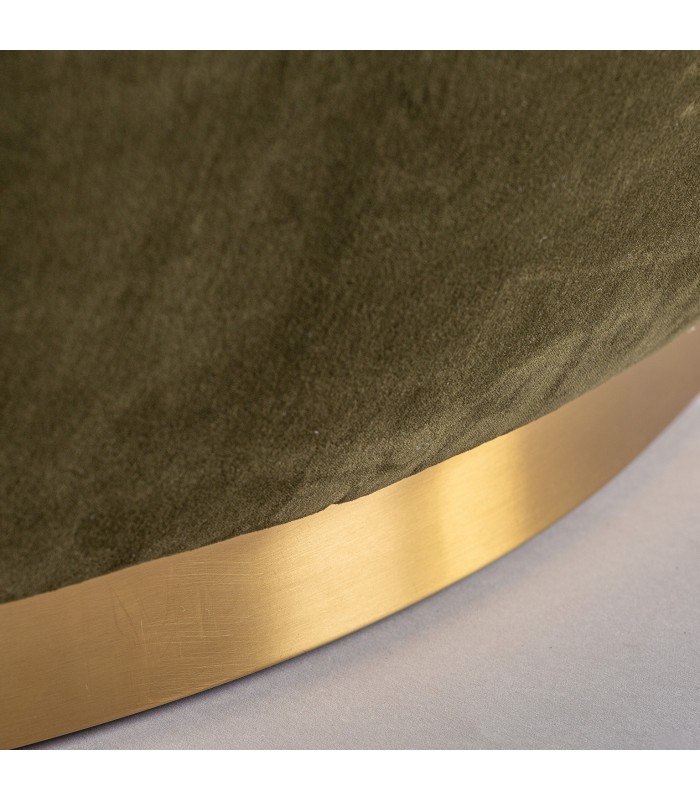 Sofá Evinous terciopelo verde