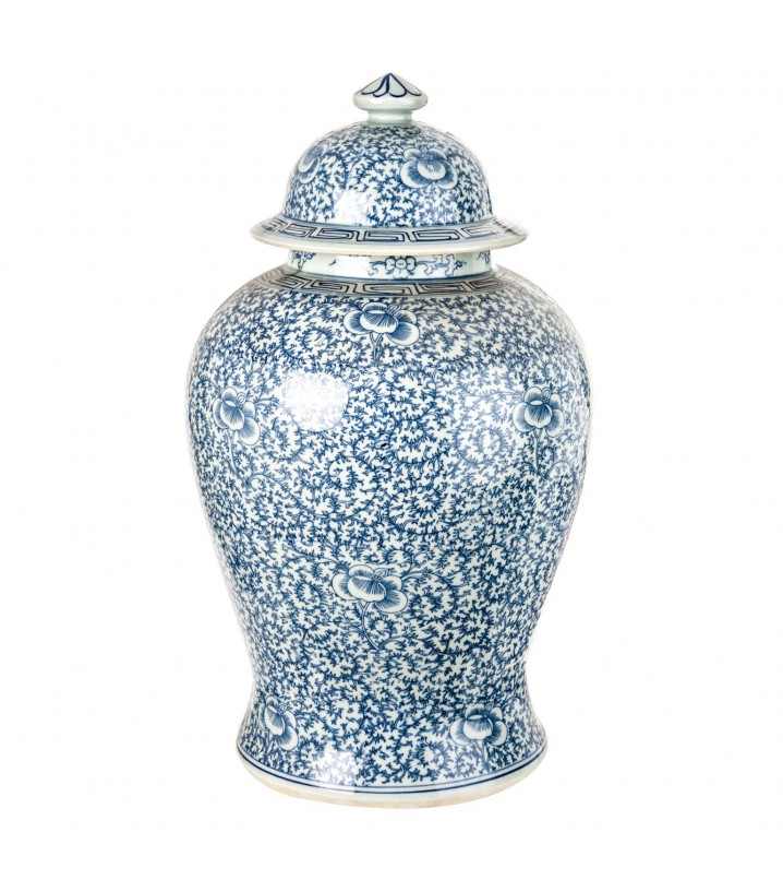 Tibor Vasesio cerámica azul y blanco