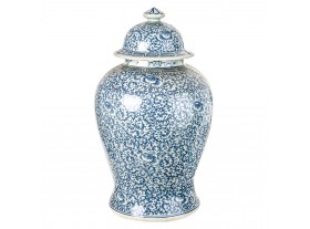 Tibor Vasesio cerámica azul y blanco