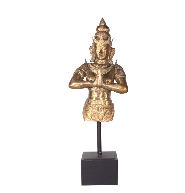 Escultura figura Diosa dorada A170