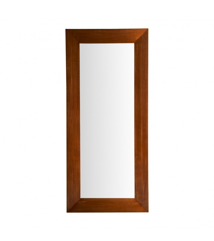 Espejo rectangular Baccostom madera oro