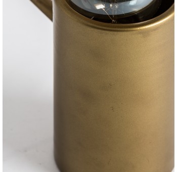 Lámpara sobremesa Kyrostom metal dorado
