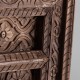 Espejo pared Telotus madera tallada marrón
