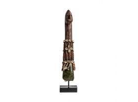 Escultura figura Teofantes decoración étnica