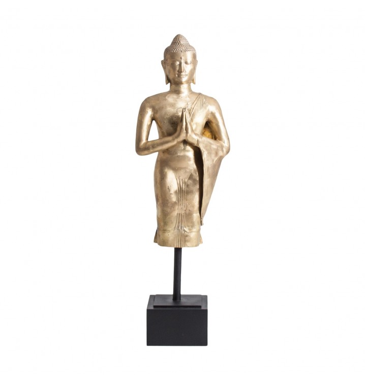 Escultura busto Budha dorado A126