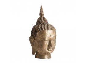 Escultura busto Budha dorada A65