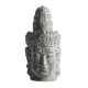 Busto decoración Budha terracota blanco roto