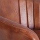 Taburete Valmira piel marrón A103