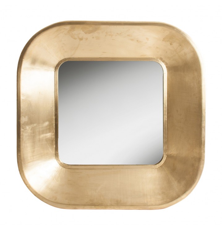 Espejo pared Kohner metal dorado
