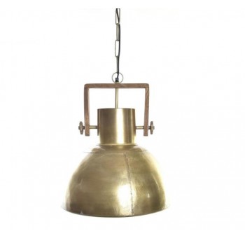 Lámpara de techo Artandrou 1 foco dorado industrial