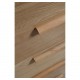 Sifonier cajonera Triesten madera fresno natural 5 cajones
