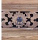 Consola india Tritolio handmade madera tallada