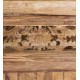Mesa de noche india Tritolio handmade madera tallada 1 puerta