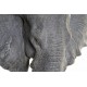 Figura Elefante gris sobre pedestal negro