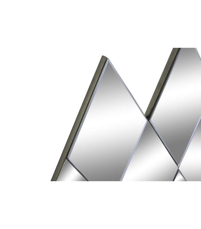 Espejo pared Cesukas rombos ahumado