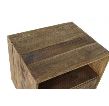 Mesa de noche Narkatius madera reciclada