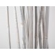 Biombo separador ambientes cañas bambú blanco