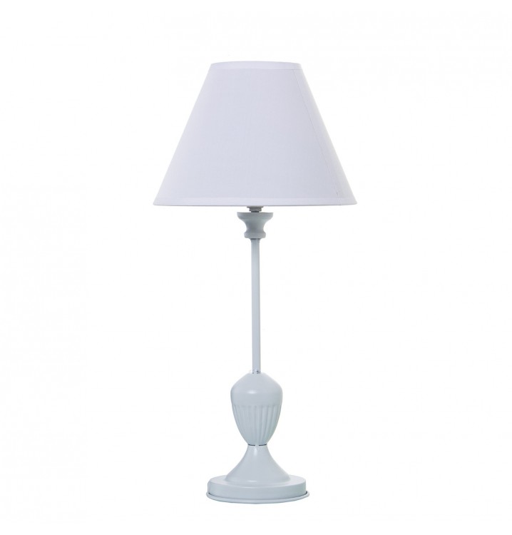 Lámpara de mesa Begovic metal blanco