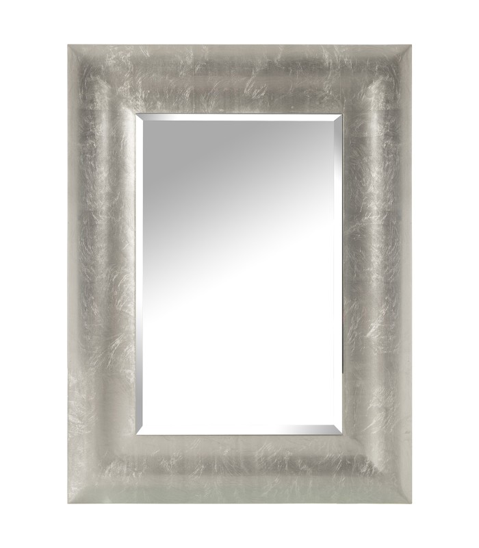 Espejo pared Vedran madera plata