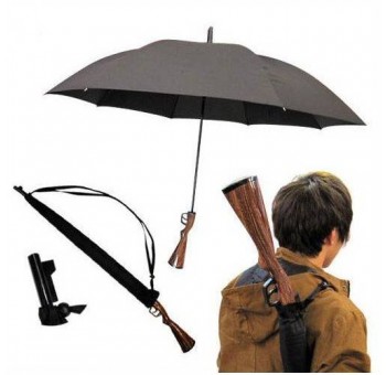 Paraguas escopeta rifle cazador