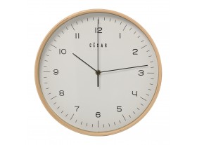 Reloj pared redondo marco haya D32