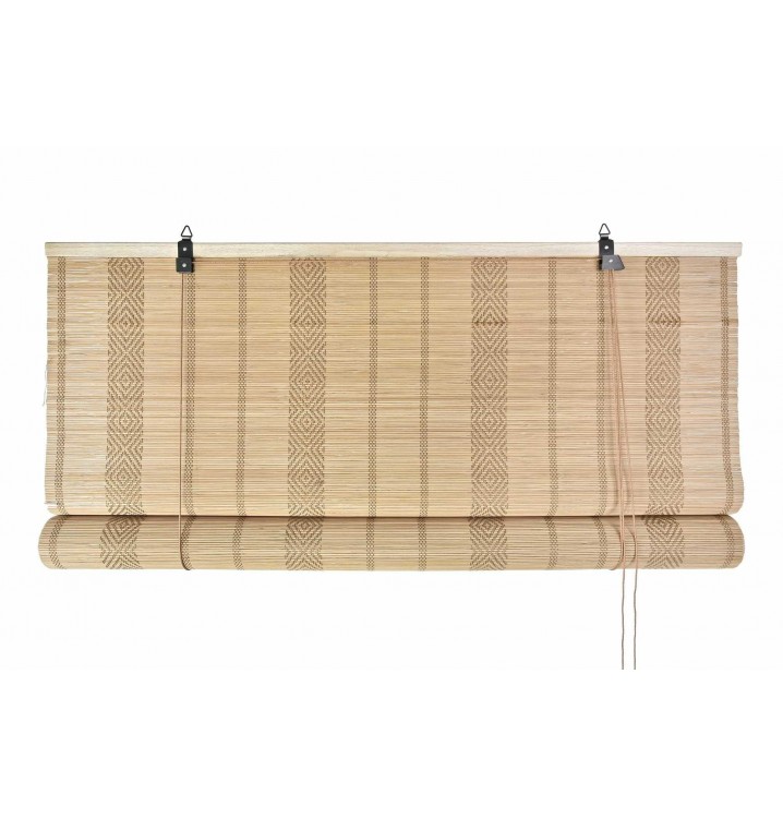 Estor persiana 120x175 enrollable estilo colonial bambú natural