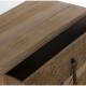 Cajonera auxiliar Helaiver madera grabada marrón