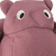 Puf Hipopótamo infantil rosa