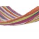 Hamaca Eluney cuerda blanca tela multicolor
