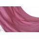 Hamaca Eluney cuerda blanca flecos tela rosa