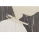 Cuadro lienzo abstracto Yazaret 80x120 enmarcado