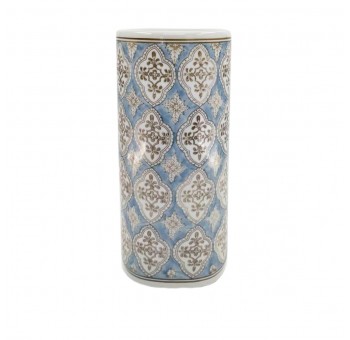 Paragüero cerámica clásico azul y blanco