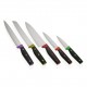 Tacoma 5 cuchillos cocina multicolor y soporte metacrilato