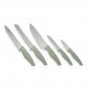 Tacoma verde 5 cuchillos cocina