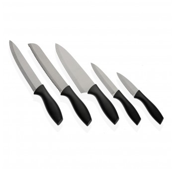 Tacoma negra 5 cuchillos cocina