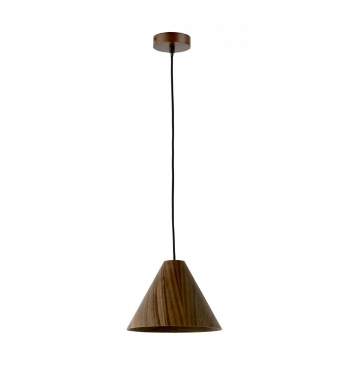 Lámpara de techo Raziel madera marrón