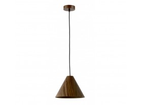 Lámpara de techo Raziel madera marrón
