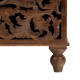 Baúl arcón indio Imara madera tallada marrón