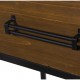 Mesa de noche Shakur madera industrial 1 cajón