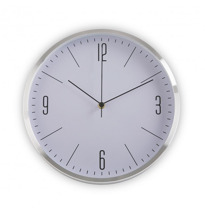 Reloj pared aluminio Sligo D30 analógico